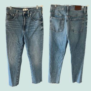 Madewell Perfect Vintage Jean in Enmore Wash Raw Hem